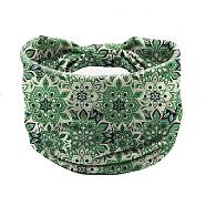 Cloth HairBands, Soft Thick Head Wrap, Olive Drab, 240x150mm(PW-WGF90AD-03)