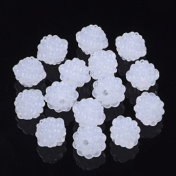 Imitation Jelly Acrylic Berry Beads, Mint Cream, 12x10.5mm, Hole: 2mm, about 790pcs/500g(JACR-R023-01)