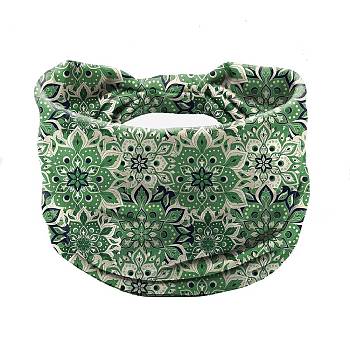 Cloth HairBands, Soft Thick Head Wrap, Olive Drab, 240x150mm