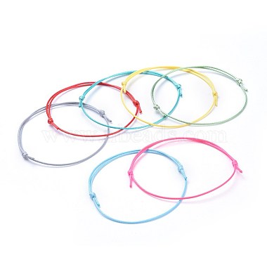 Mixed Color Waxed Polyester Cord Bracelet Making