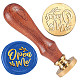 Golden Plated Brass Sealing Wax Stamp Head(AJEW-WH0208-921)-1