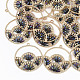 Polyester Thread Woven Pendants(FIND-N004-002A)-1