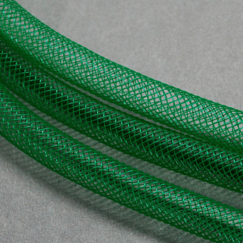 Plastic Net Thread Cord, Dark Green, 8mm, 30Yards