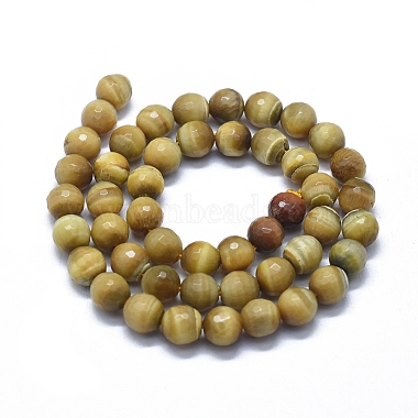 Natural Gold Tiger Eye Beads Strands(G-D0013-70B)-2