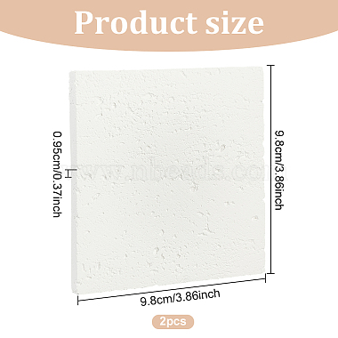 Gesso Jewelry Display Plate(DJEW-WH0015-98B)-2