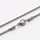 304 из нержавеющей стальной трос цепи ожерелья(STAS-O056-D-10)-1