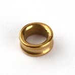 Porcelain Guides Ring, Fishing Accessory, Golden, 6x3mm, Hole: 4mm(FIND-WH0048-26D-G)