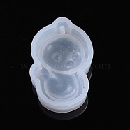 Chinese Zodiac Pendant Silicone Molds, Resin Casting Molds, For UV Resin, Epoxy Resin Jewelry Making, Snake, 31x20.5x10.5mm, Inner Size: 28x17mm(DIY-I025-04H)