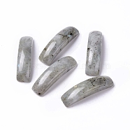 Natural Labradorite Connector Charms, Arch Links, 36.5~37.5x9.5~10x7mm, Hole: 1mm(G-C015-01B)