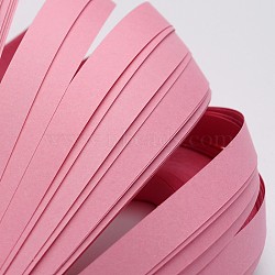 Quilling Paper Strips, Pink, 530x10mm, about 120strips/bag(DIY-J001-10mm-B01)