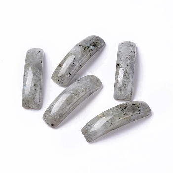 Natural Labradorite Connector Charms, Arch Links, 36.5~37.5x9.5~10x7mm, Hole: 1mm