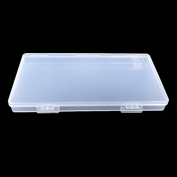 Transparent Plastic Storage Box, for Disposable Face Mouth Cover, Portable Rectangle Dust-proof Mouth Face Cover Storage Containers, Clear, 16.5x8.5x1.6cm