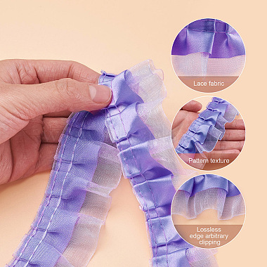 2-Layer Pleated Satin Organza Ribbons(PJ-TAC0004-02E)-4