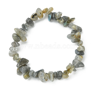 3Pcs 3 Style Natural Mixed Gemstone Chips Beaded Stretch Bracelets Set for Women(BJEW-FZ00004)-3