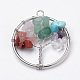 Natural & Synthetic Gemstone Pendants(G-S271-23A-01)-1