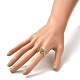 Healing Power Natural Green Aventurine Rings Set for Men Women(X1-RJEW-TA00007-03)-3