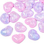 Plum Heart Resin Cabochons(CRES-N031-003A-B13)