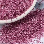 MIYUKI Round Rocailles Beads, Japanese Seed Beads, (RR1132) Inside Dyed Berry, 15/0, 1.5mm, Hole: 0.7mm, about 27777pcs/50g(SEED-X0056-RR1132)