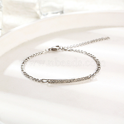Stylish Stainless Steel Long Chain Bracelet for Women's Daily Wear(ZK3425-2)