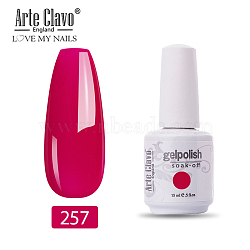 15ml Special Nail Polish, For Nail Art Stamping Print, Varnish Manicure Starter Kit, Medium Violet Red, Bottle: 34x80mm(MRMJ-P006-C040)