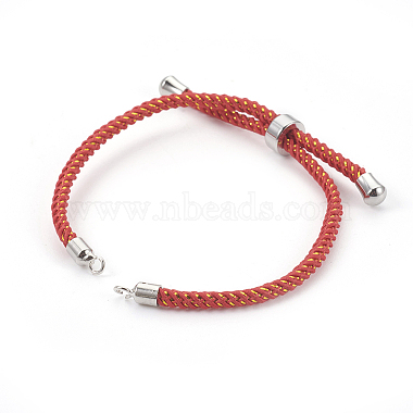 Adjustable Nylon Cord Slider Bracelet Making(MAK-F026-A02-P)-2