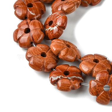 Natural Red Jasper Beads Strands(G-H023-B04-01)-4