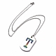 Pride Style 201 Stainless Steel Pendant Necklaces(NJEW-F288-04C-P)-2