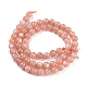 Natural Sunstone Beads Strands(G-R475-012)-2