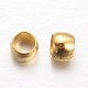 Rondelle Brass Crimp Beads(KK-L134-27G)-1