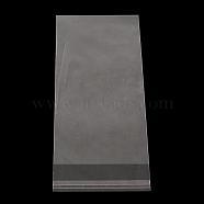 Rectangle OPP Cellophane Bags, Clear, 24x7cm, Unilateral Thickness: 0.035mm, Inner Measure: 21x7cm(OPC-R012-85)