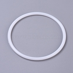 Hoops Macrame Ring, for Crafts and Woven Net/Web with Feather Supplies, White, 100x4.5mm, Inner diameter: 89.5mm(X-DIY-WH0157-47C)