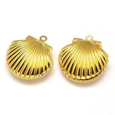 Golden Shell Brass Pendants