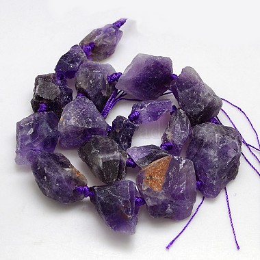 Natural Gemstone Amethyst Beads Strands(X-G-L159-B-06C)-3