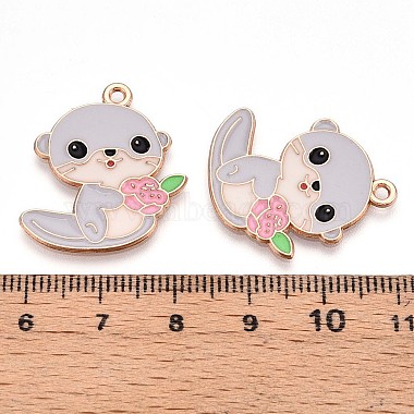 Alloy Enamel Pendants(ENAM-T022-02E-01)-3