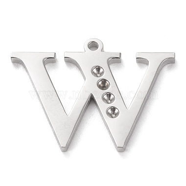 Stainless Steel Color Alphabet 304 Stainless Steel Pendants