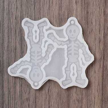 moules à pendentif en silicone à faire soi-même en forme de crâne(SIMO-G002-04)-3