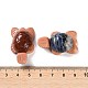 Mixed Gemstone & Natural Rhodonite Tortoise Beads(G-G104-03)-3