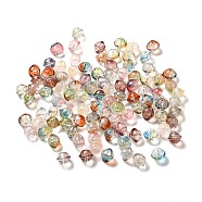 Transparent Glass Beads, Planet, Mixed Color, 13x16mm, Hole: 1.6mm(GLAA-O023-05)