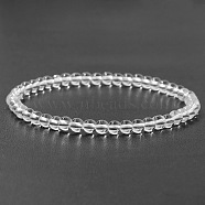 4MM Natural Quartz Crystal Stretch Bracelets(RP2095-12)