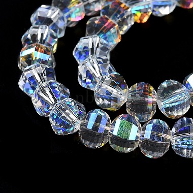 Transparent Electroplate Glass Beads Strands(GLAA-Q099-C01-13-1)-3