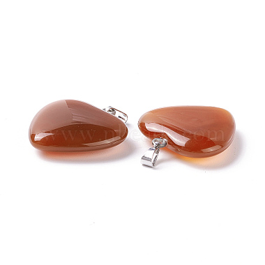 Natural Carnelian Pendants(G-G956-B52-FF)-3