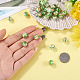 30&nbsp;pi&egrave;ces de perles de sable dor&eacute; faites &agrave; la main(LAMP-TA0002-37D)-5