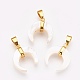 Natural White Shell Mother of Pearl Shell Pendants(X-KK-G346-01A)-1