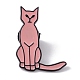 Pin de esmalte de letra inicial de gato(JEWB-A005-27-L)-1