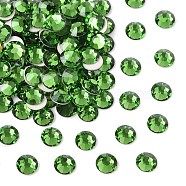 Preciosa&reg MAXIMA Crystal No Hotfix Flatback Stones, Czech Crystal, Dura Foiling, Round(438 11 615 Chaton Rose), 50630 Shamrock, SS8(2.3~2.5mm)(Y-PRC-NSS8-50630)