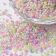 12/0 Ceylon Pearl Luster Plated Round Glass Seed Beads(SEED-K003-2mm-M08)-1