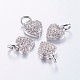 Long-Lasting Plated Brass Micro Pave Cubic Zirconia Charms(X-ZIRC-F069-41P)-1