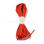 Polyester Embroidery Floss, Cross Stitch Threads, Red, 3mm, 20m/bundle(OCOR-C005-C09)
