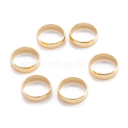 304 Stainless Steel Linking Rings, Ring Shape, Real 18k Gold Plated, 6.5x2mm(STAS-M289-03B-G)