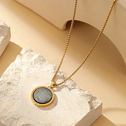 Versatile Pattern Pendan Necklaces, Stainless Steel Box Necklaces(SV3520-1)